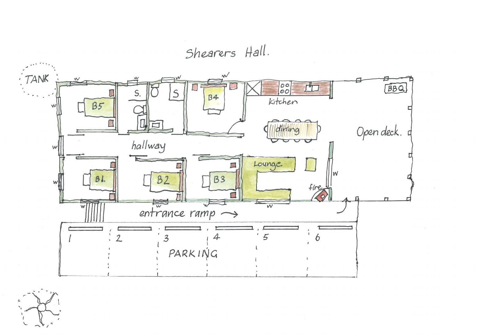 Shearers Hall Floor Plan